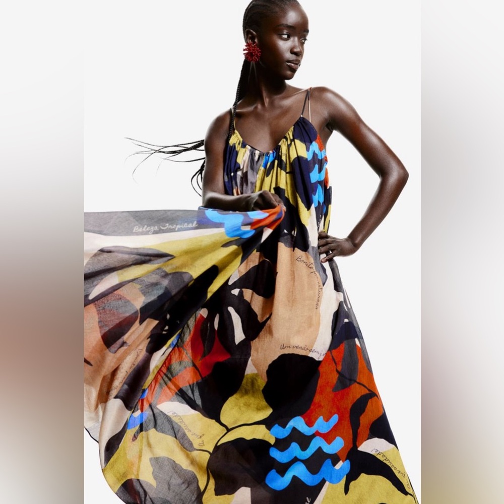 H&M Summer 2024 A-line Maxi Dress - NWT